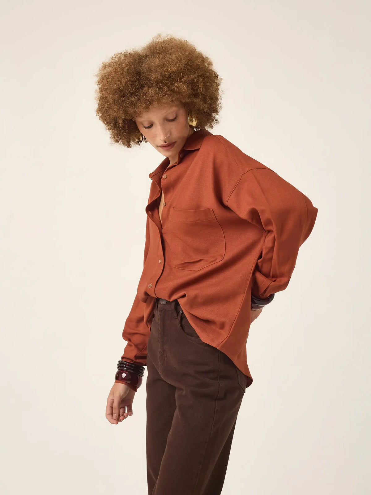 Camisa Cupuaçu Terracota