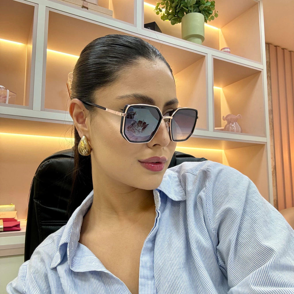 Óculos de Sol Feminino Quadrado Dalva