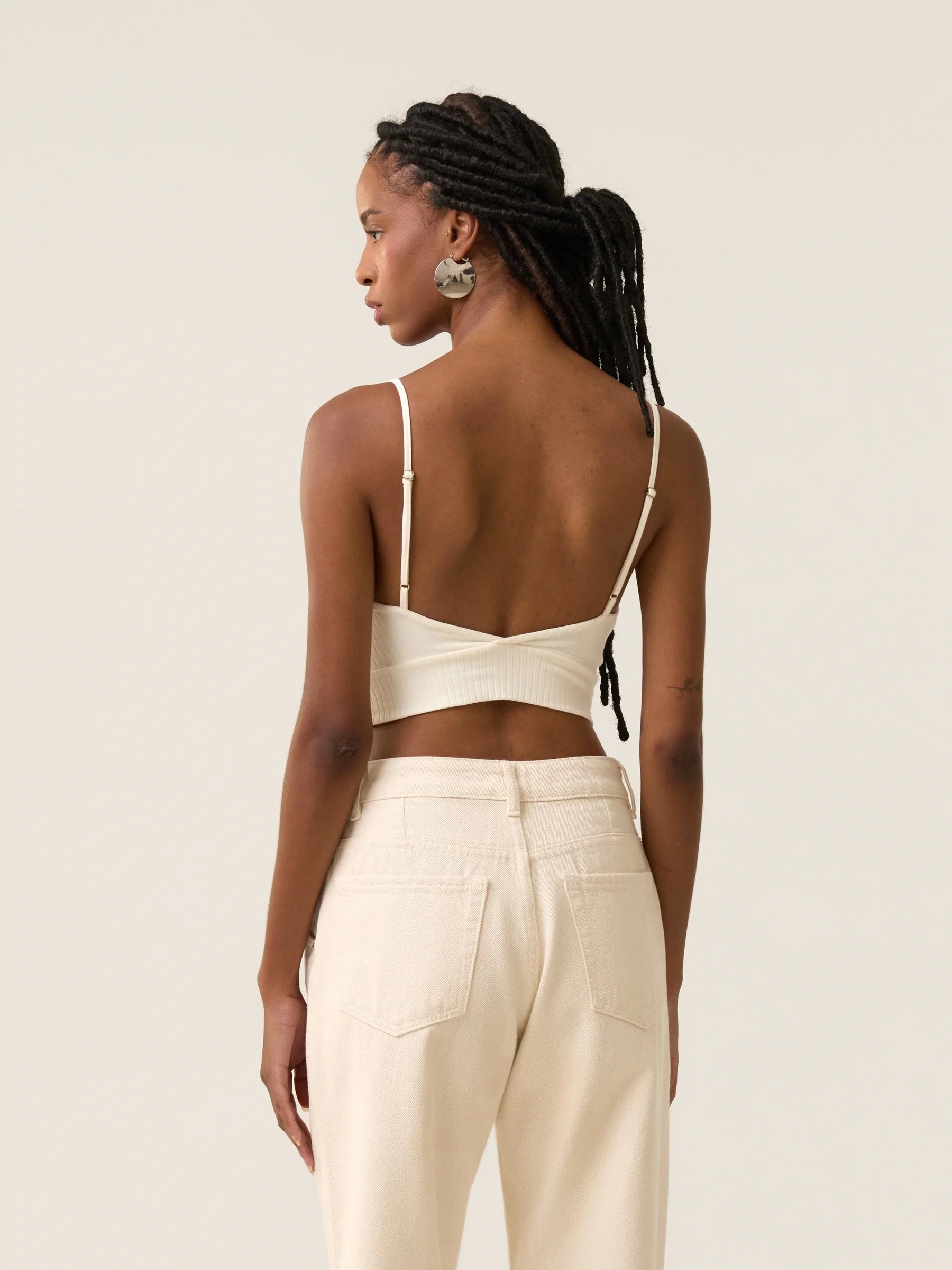 Cropped Bromélia Off White