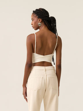 Cropped Bromélia Off White