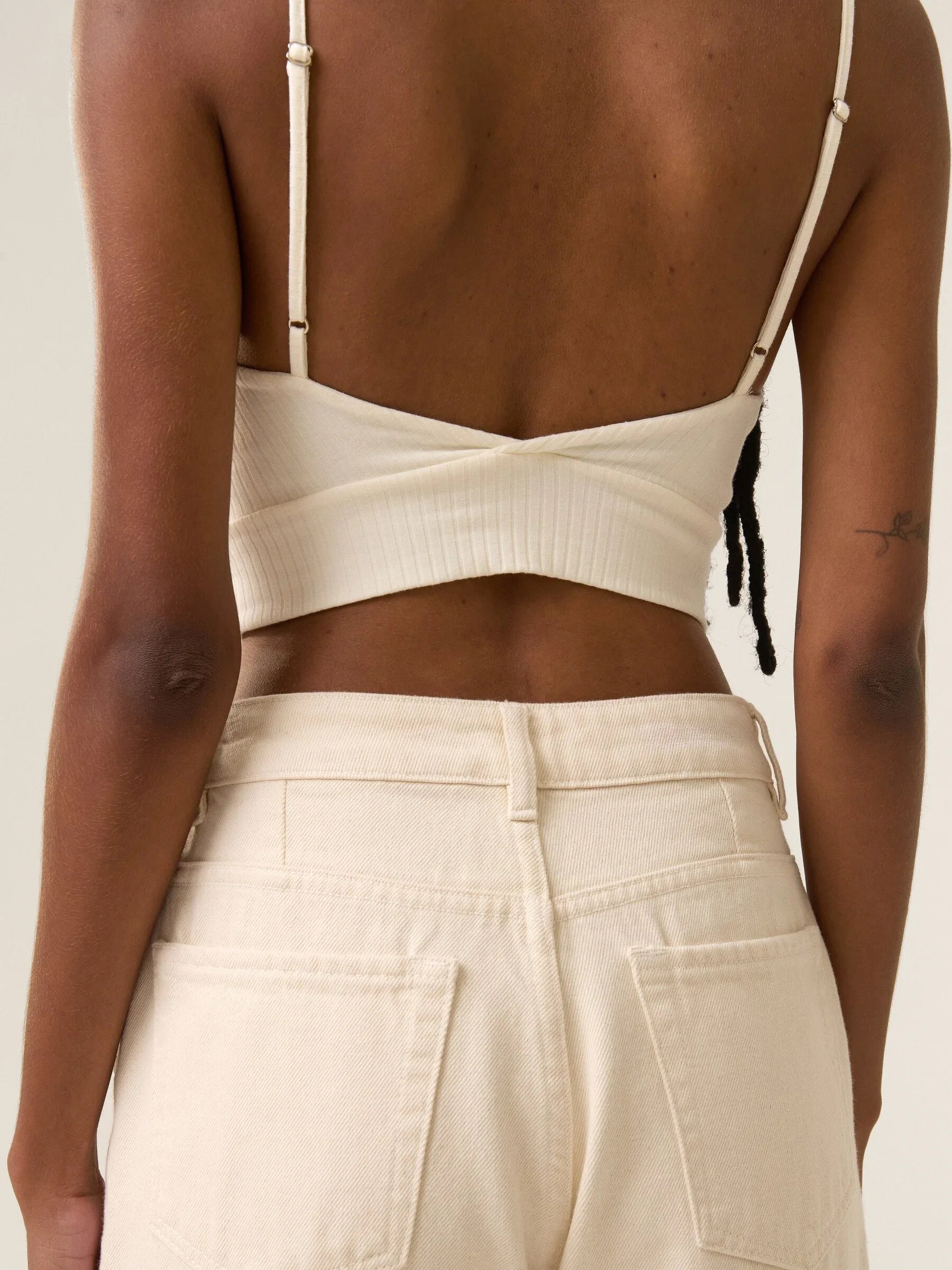 Cropped Bromélia Off White