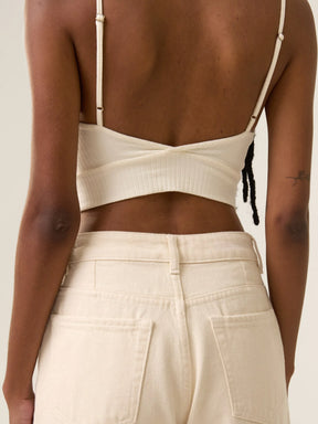 Cropped Bromélia Off White