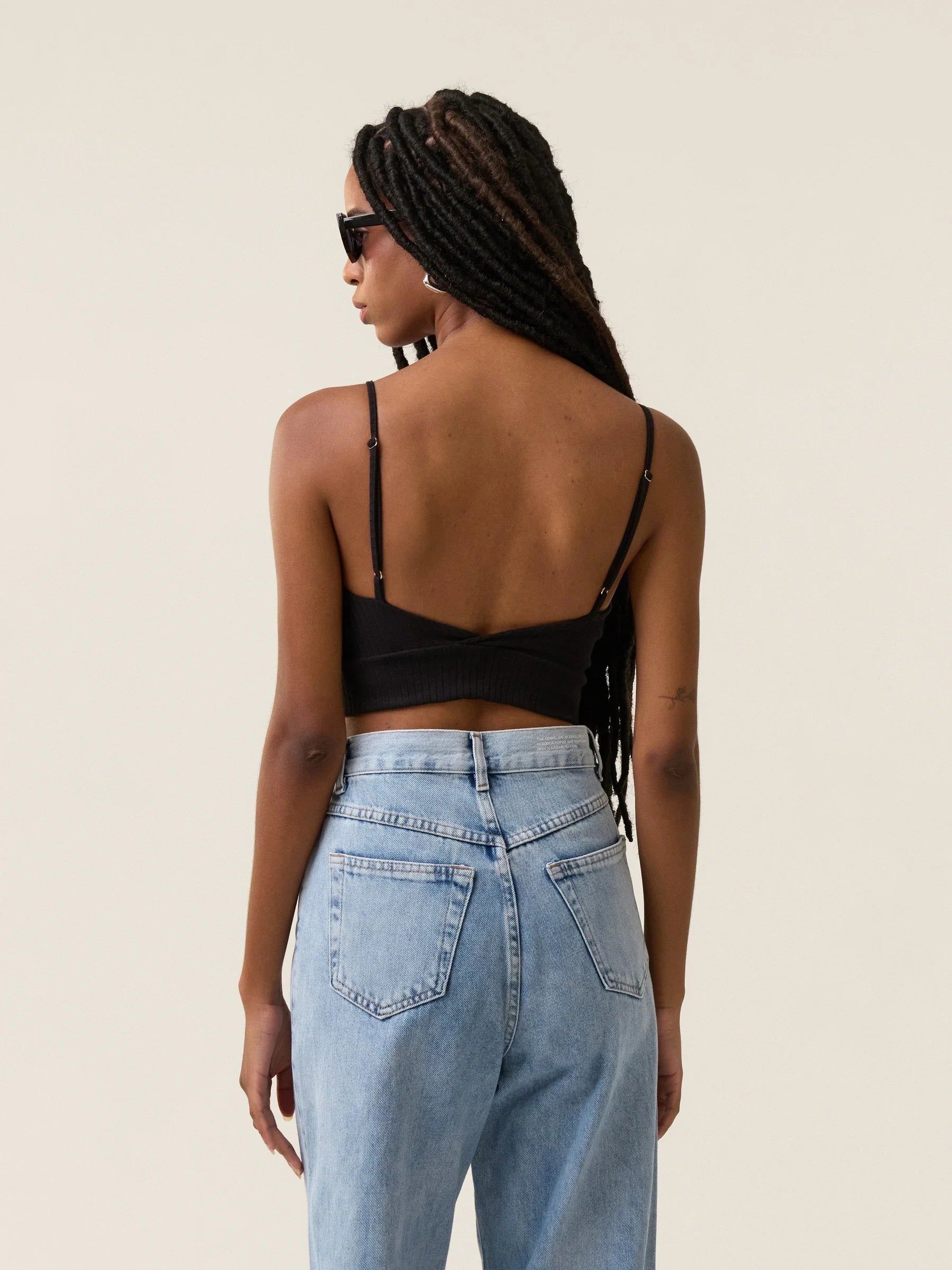 Cropped Bromélia Preto