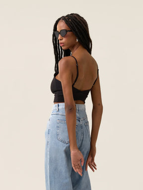Cropped Bromélia Preto