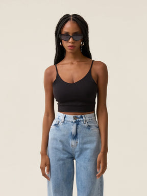Cropped Bromélia Preto