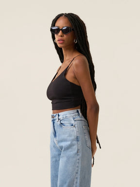 Cropped Bromélia Preto