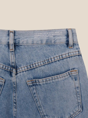 Calça Jeans Wide Leg Buriti Azul Claro