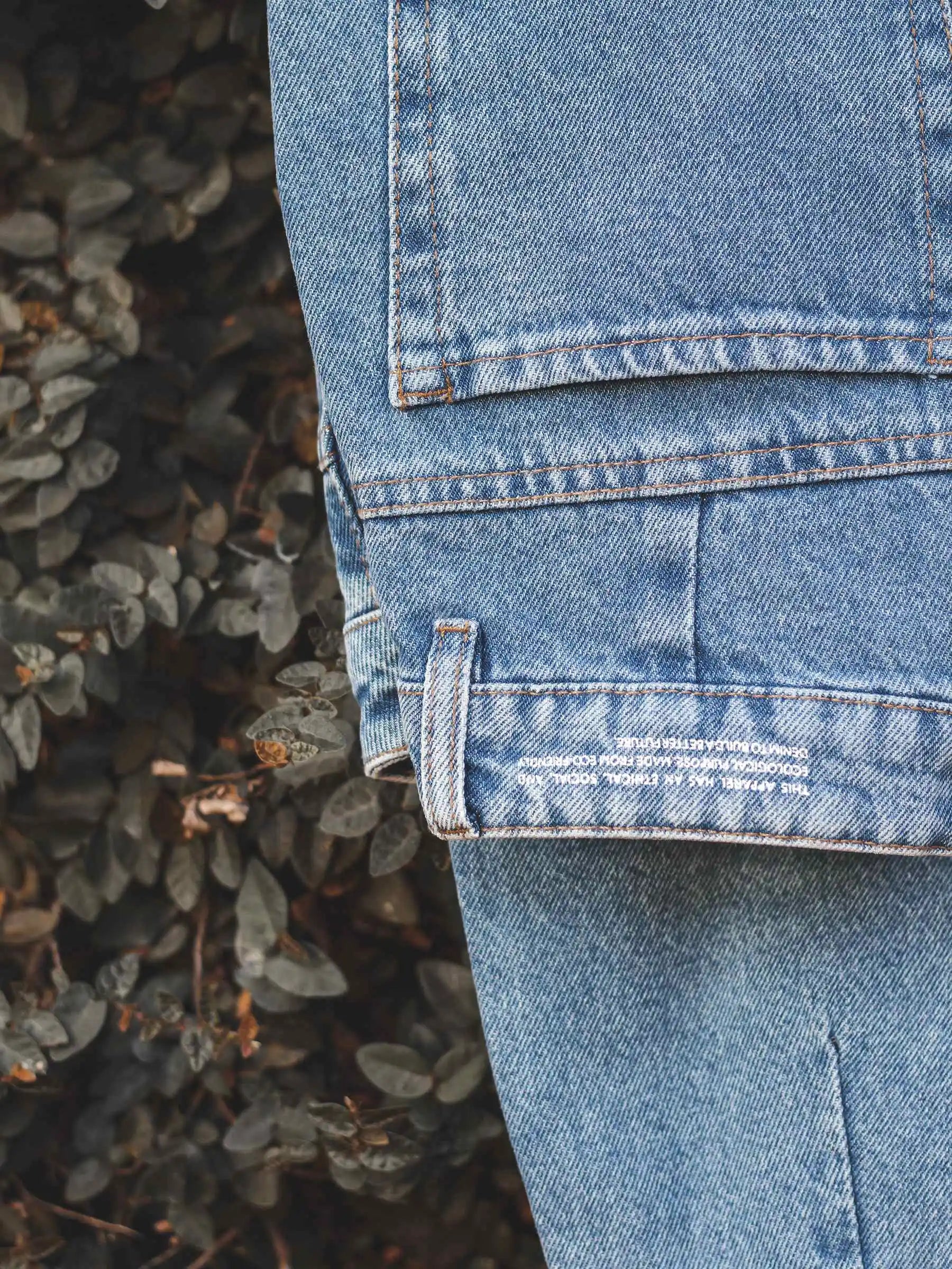 Calça Jeans Slouchy Cacau Azul Médio