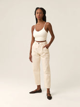 Calça Jeans Slouchy Cacau Bege