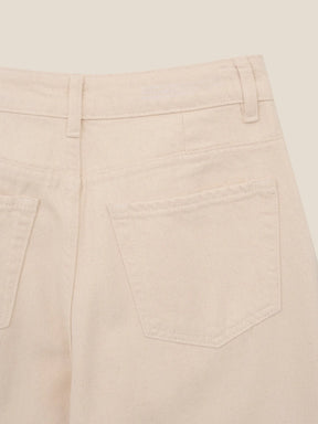 Calça Jeans Slouchy Cacau Bege