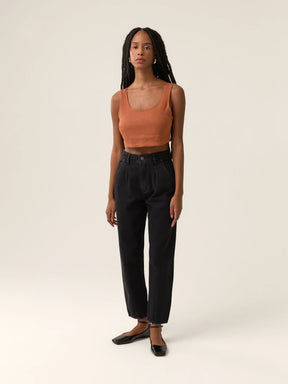 Calça Jeans Slouchy Cacau Preta