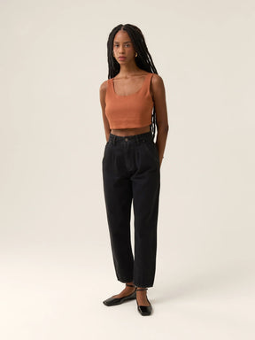 Calça Jeans Slouchy Cacau Preta