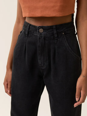 Calça Jeans Slouchy Cacau Preta