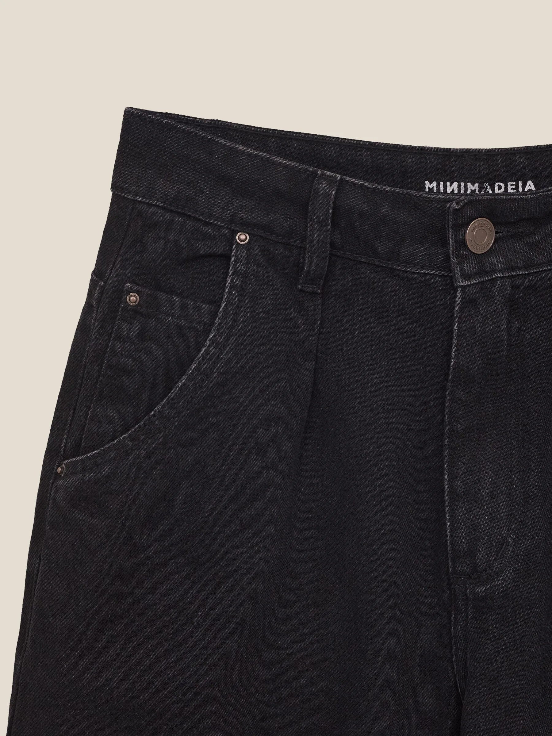 Calça Jeans Slouchy Cacau Preta