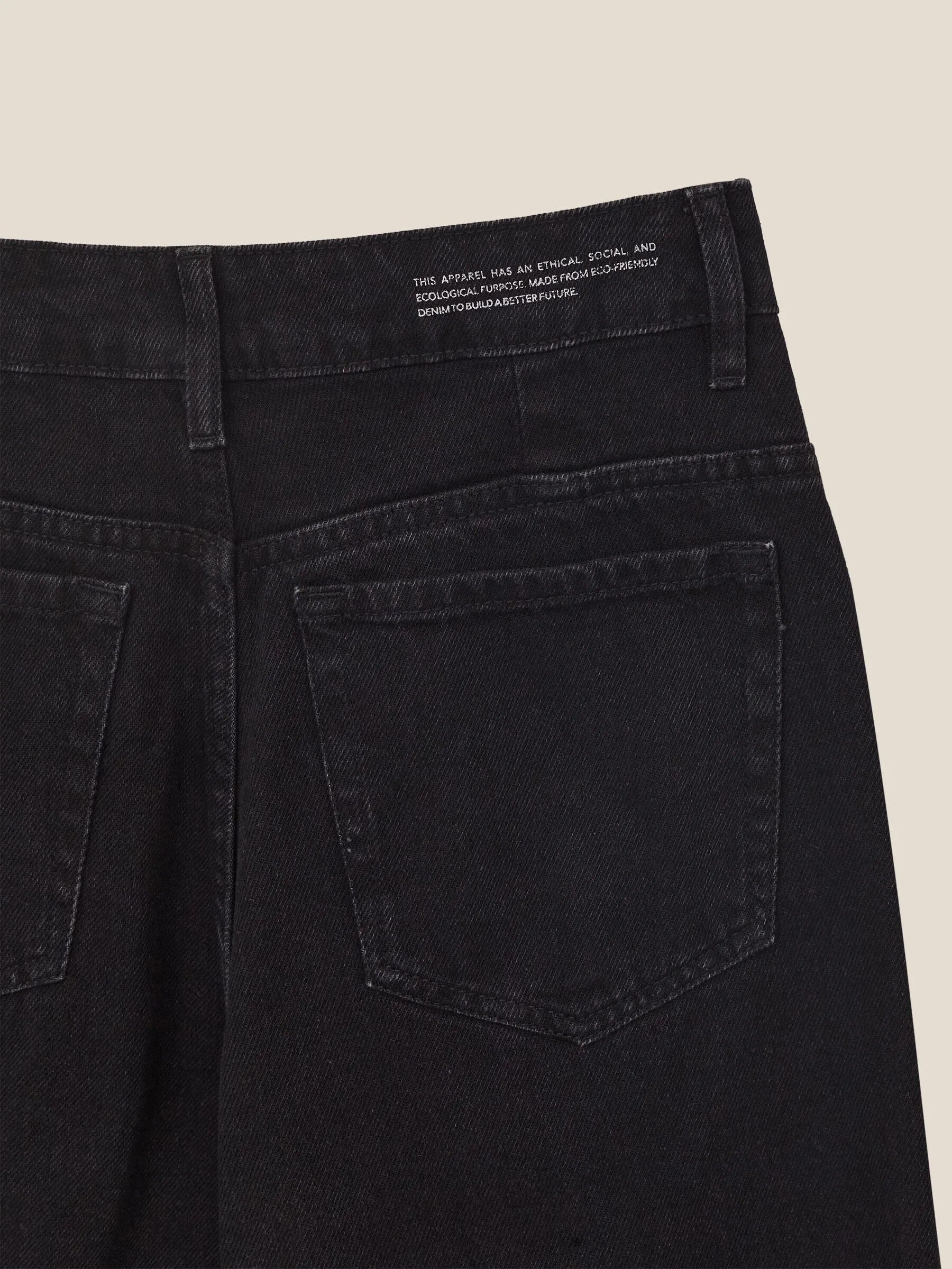 Calça Jeans Slouchy Cacau Preta