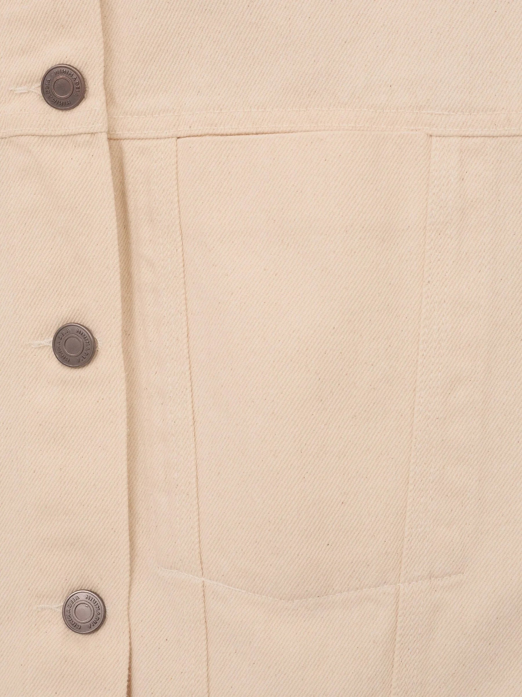 Jaqueta Jeans Oversized Andiroba Bege