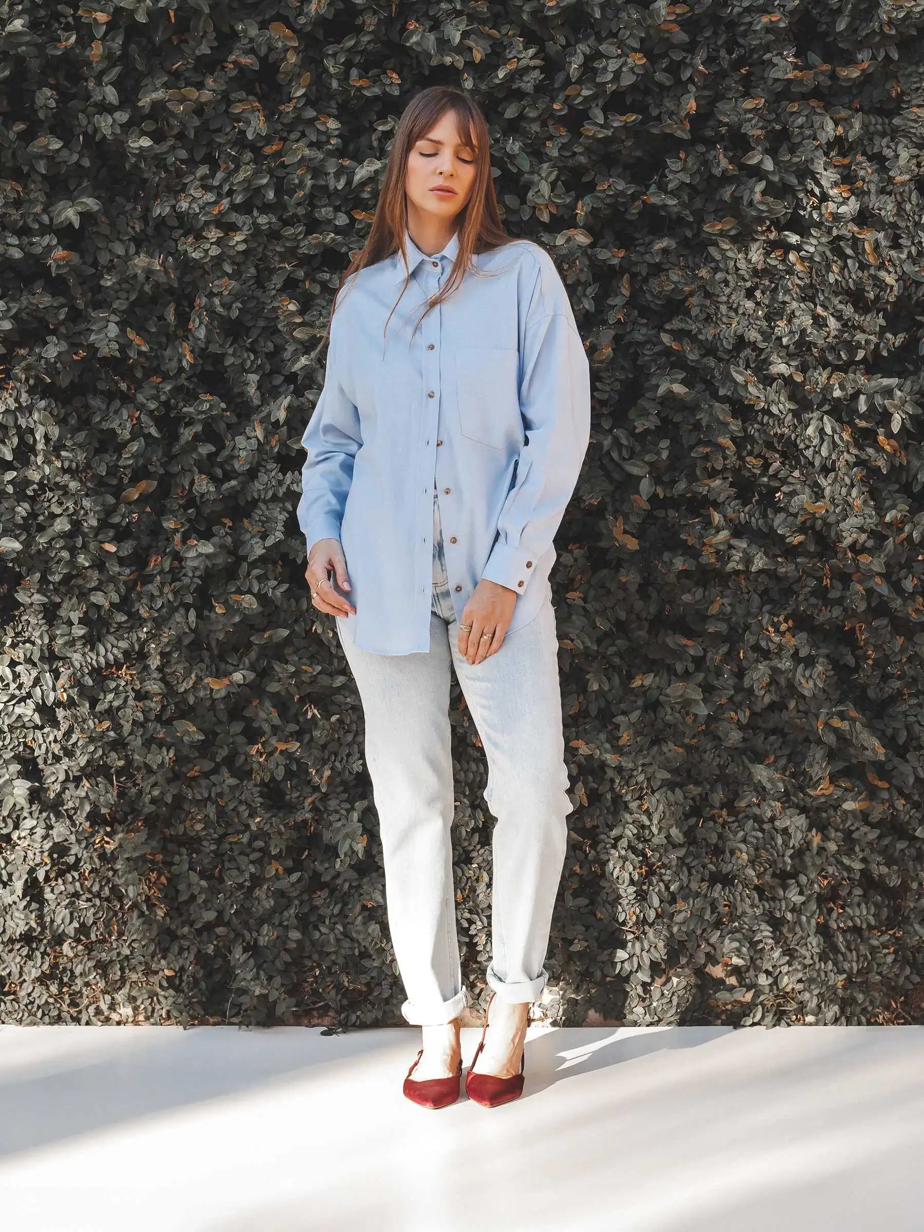 Camisa Cupuaçu Azul Claro