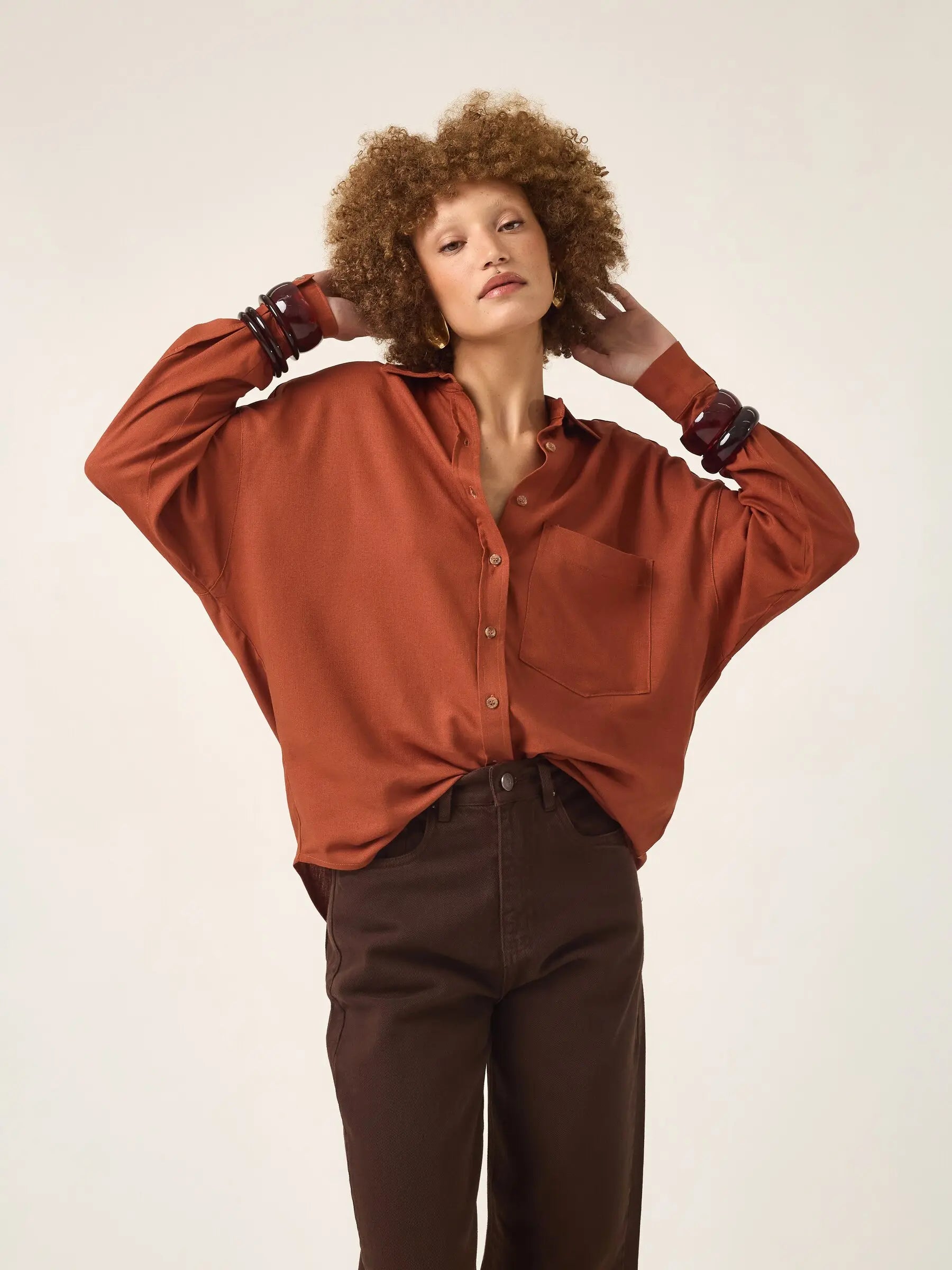 Camisa Cupuaçu Terracota