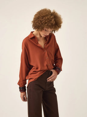 Camisa Cupuaçu Terracota