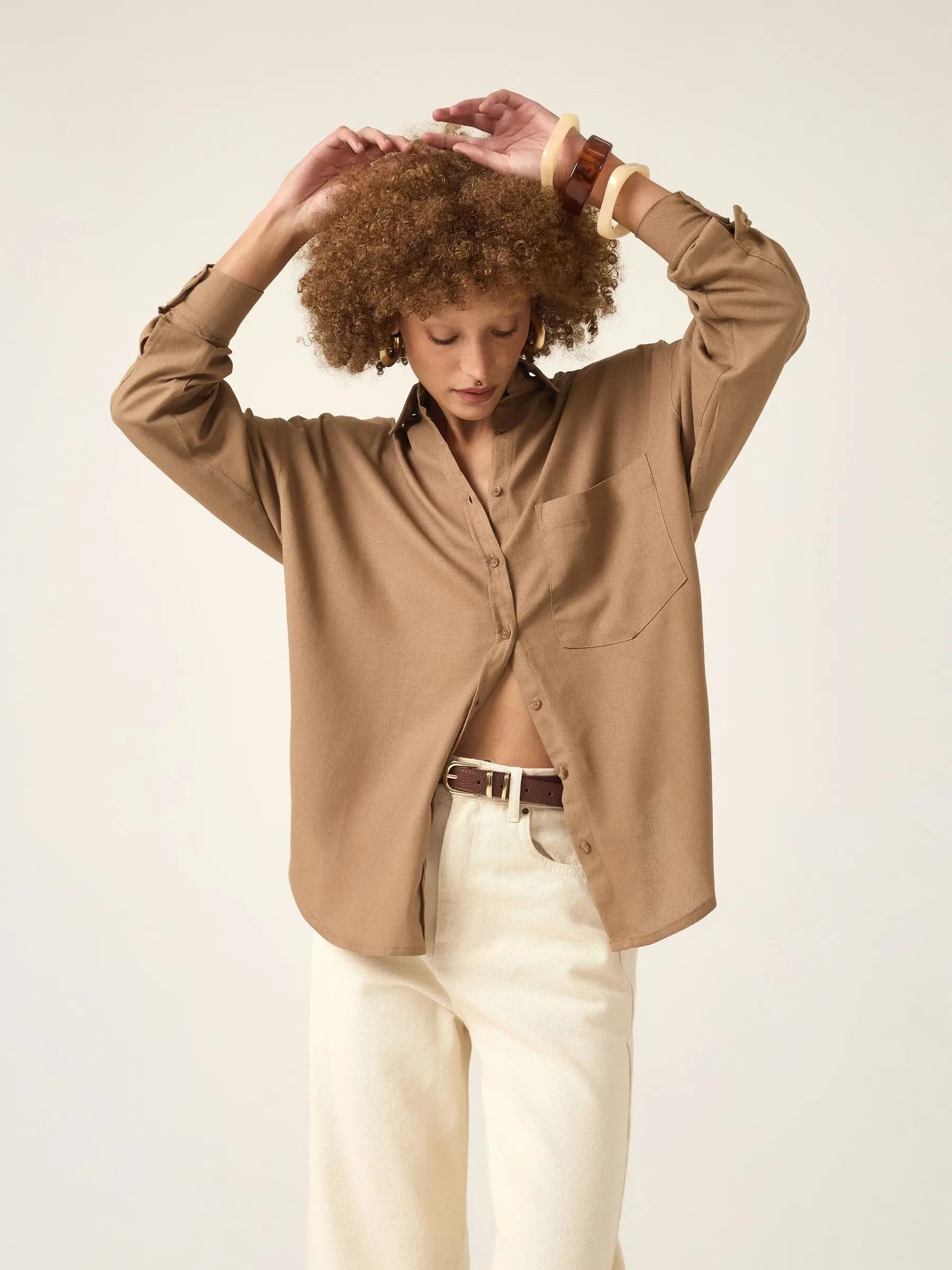 Camisa Cupuaçu Marrom Claro