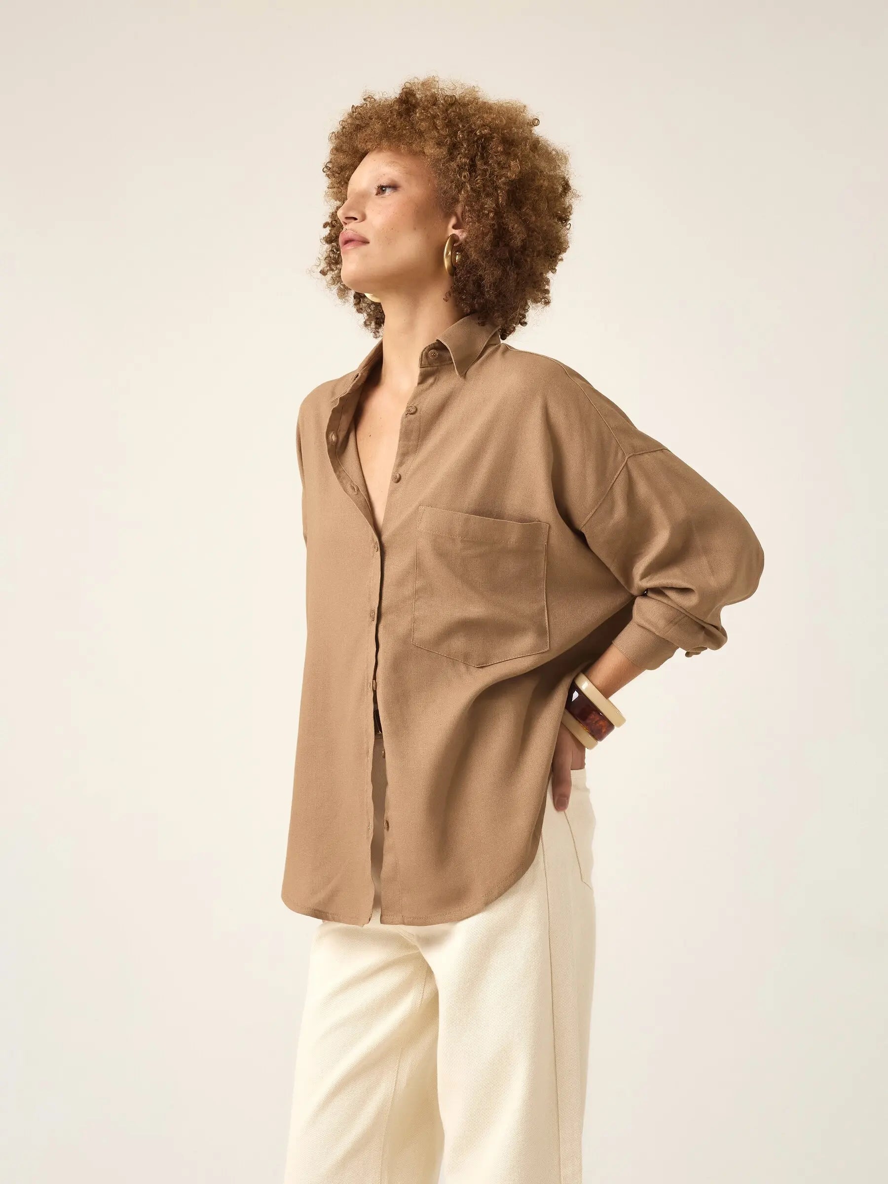 Camisa Cupuaçu Marrom Claro