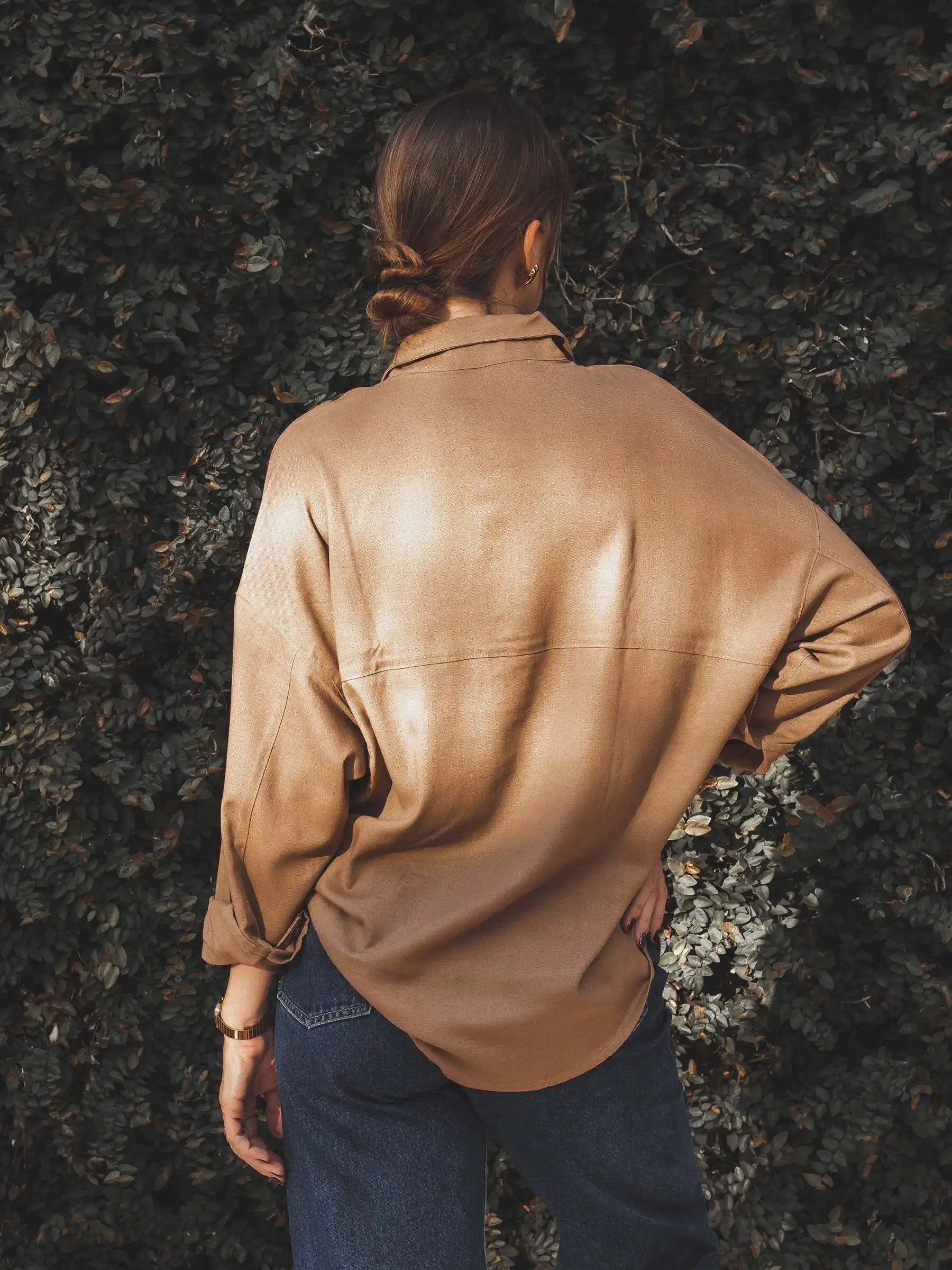 Camisa Cupuaçu Marrom Claro