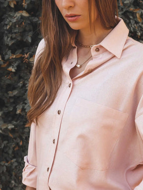 Camisa Cupuaçu Rosa Claro