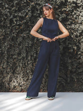 Calça Pantalona Graviola Azul Escuro