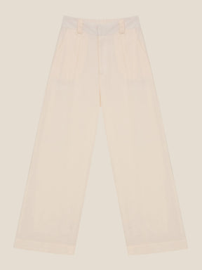 Calça Pantalona Graviola Off White + Forro