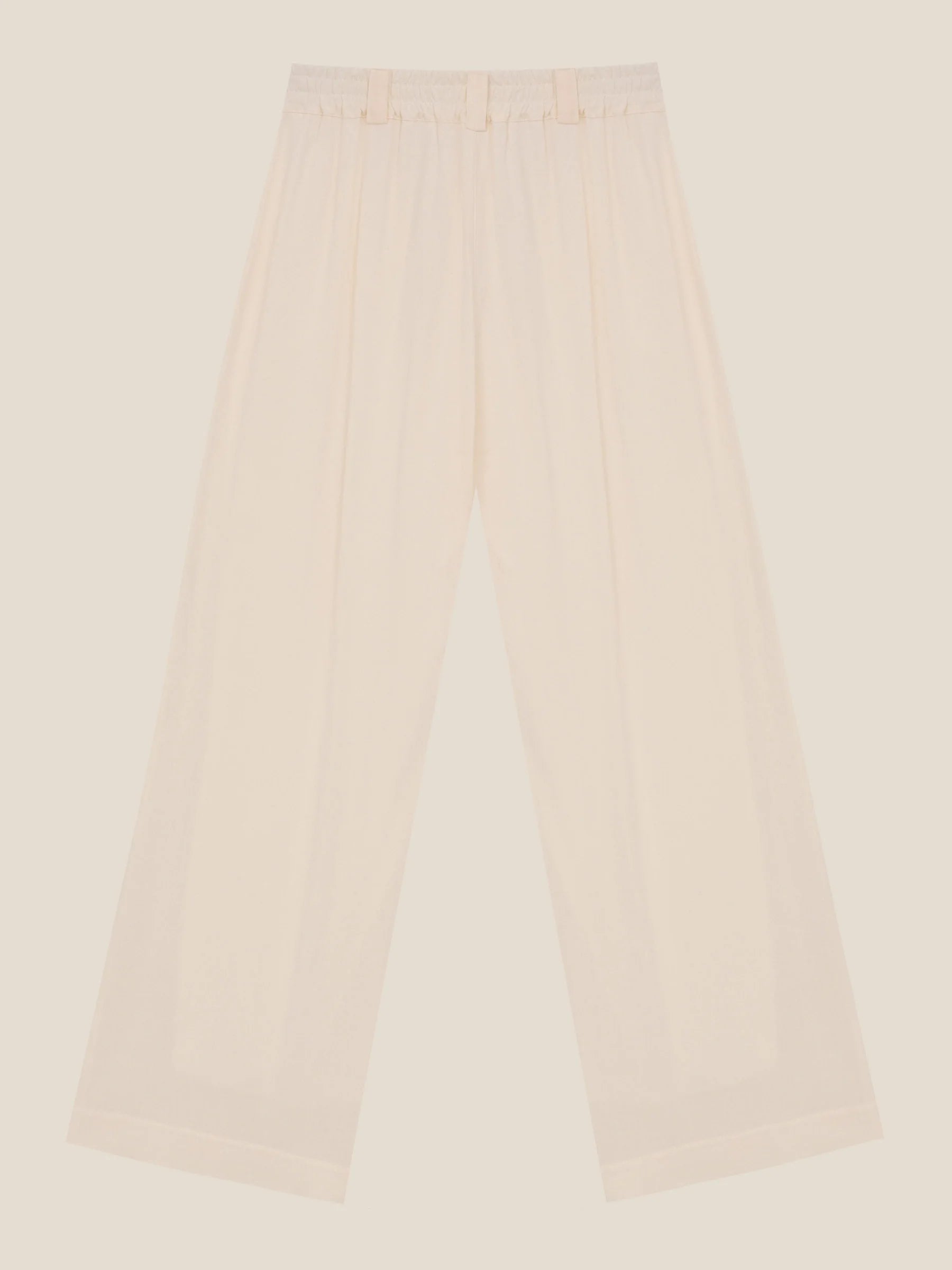 Calça Pantalona Graviola Off White + Forro