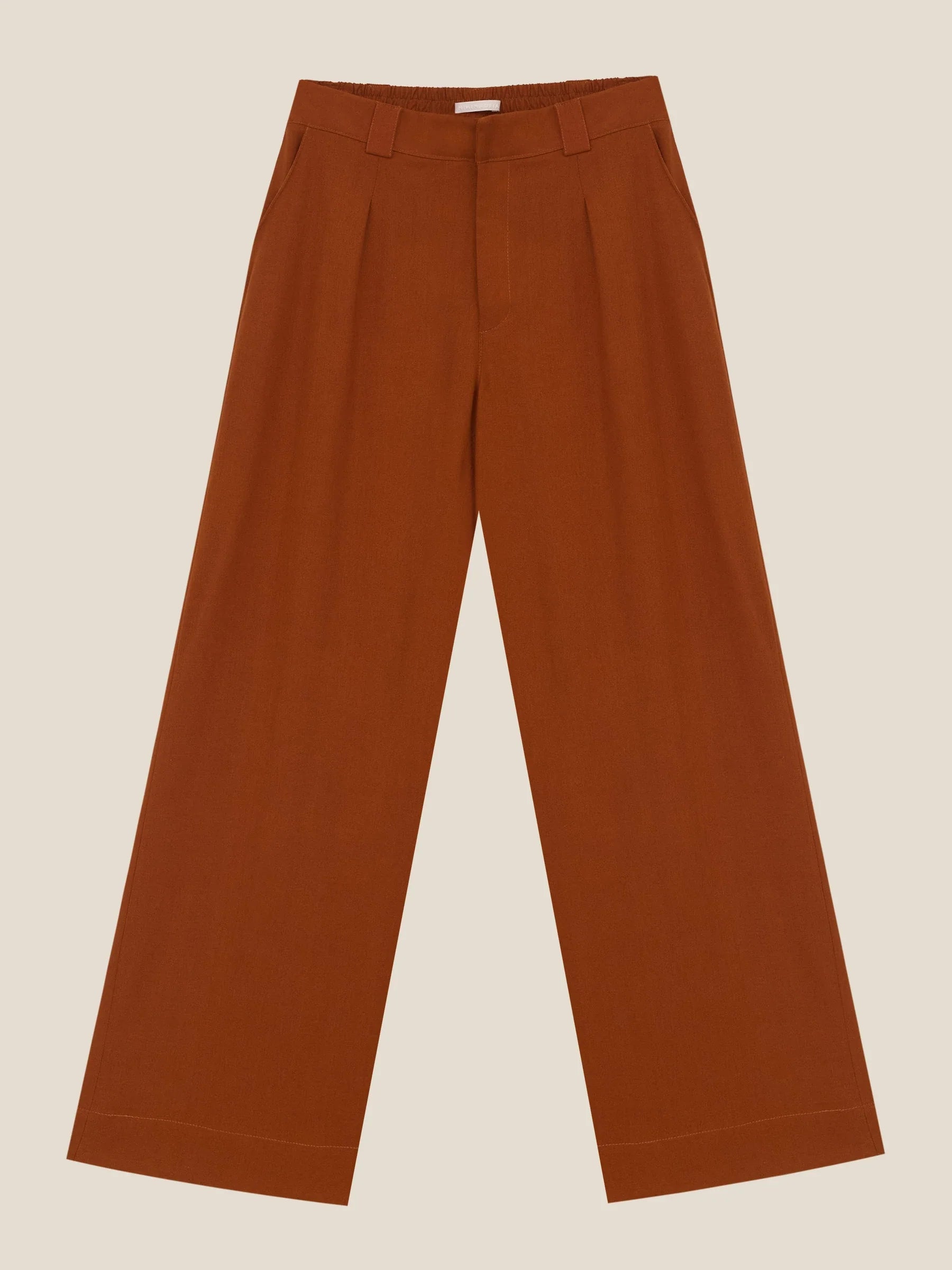 Calça Pantalona Graviola Terracota