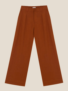 Calça Pantalona Graviola Terracota