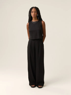 Calça Pantalona Graviola Preta