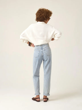 Calça Jeans Mom Jequitibá Azul Claro