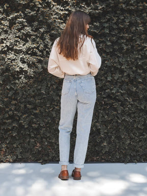 Calça Jeans Mom Jequitibá Azul Claro