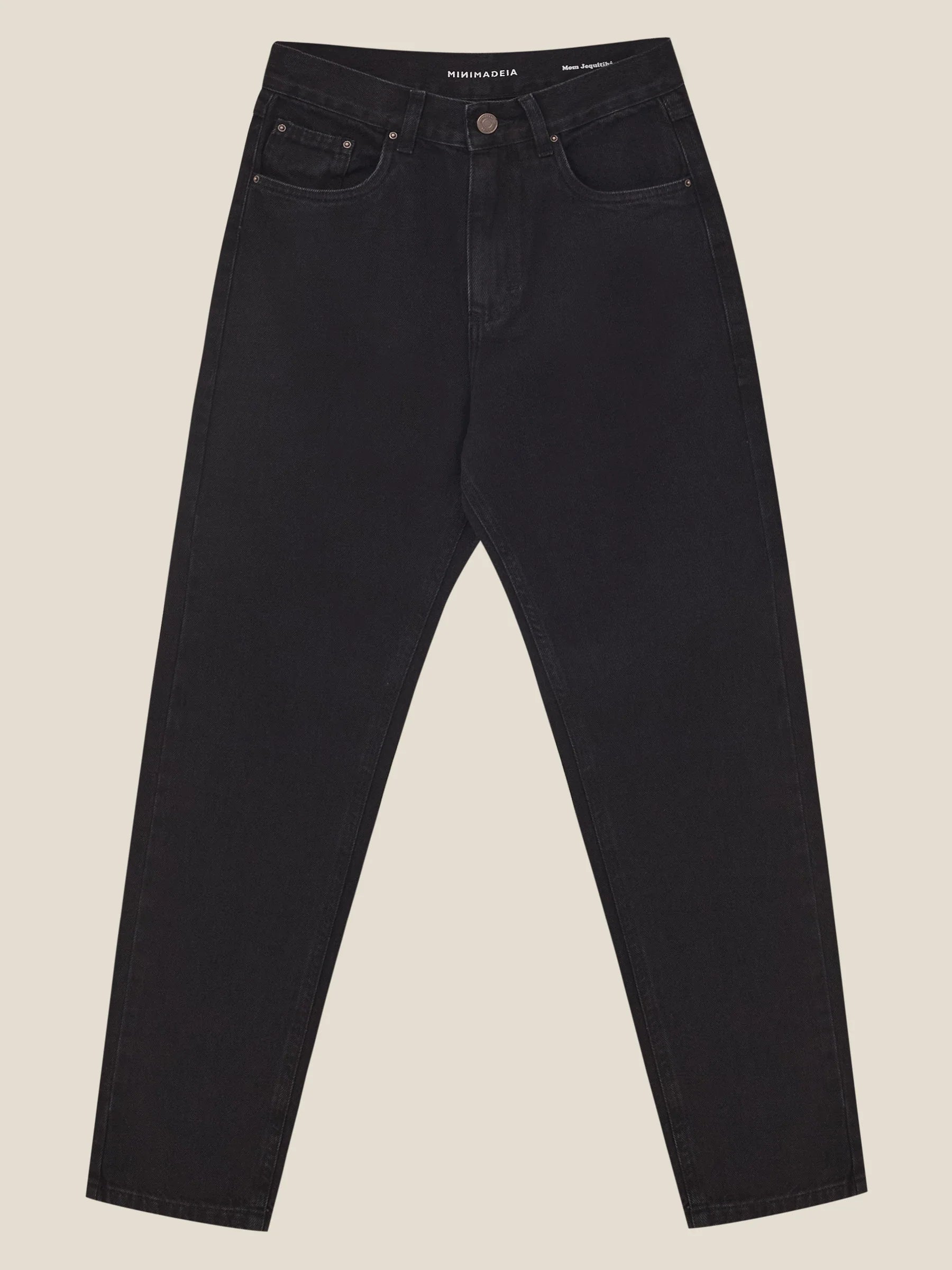 Calça Jeans Mom Jequitibá Preta