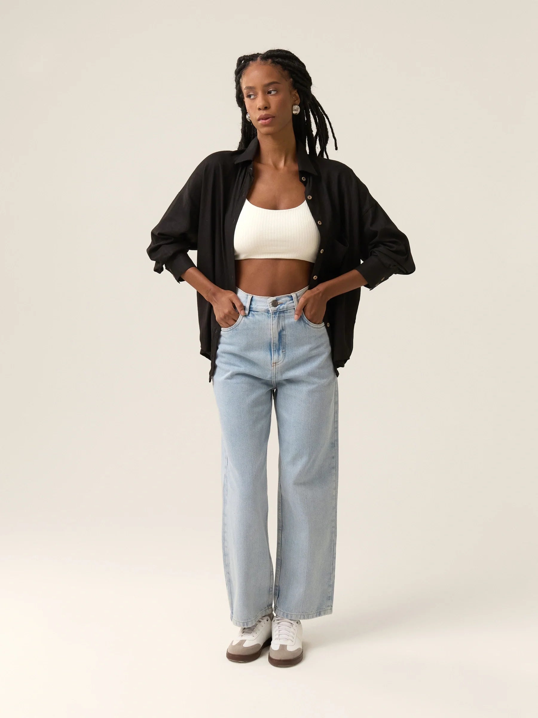 Calça Jeans Reta Araçá Azul Claro