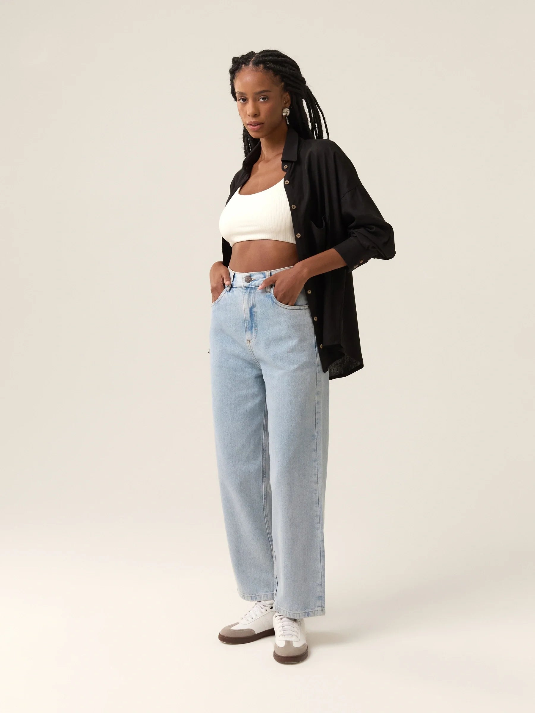 Calça Jeans Reta Araçá Azul Claro