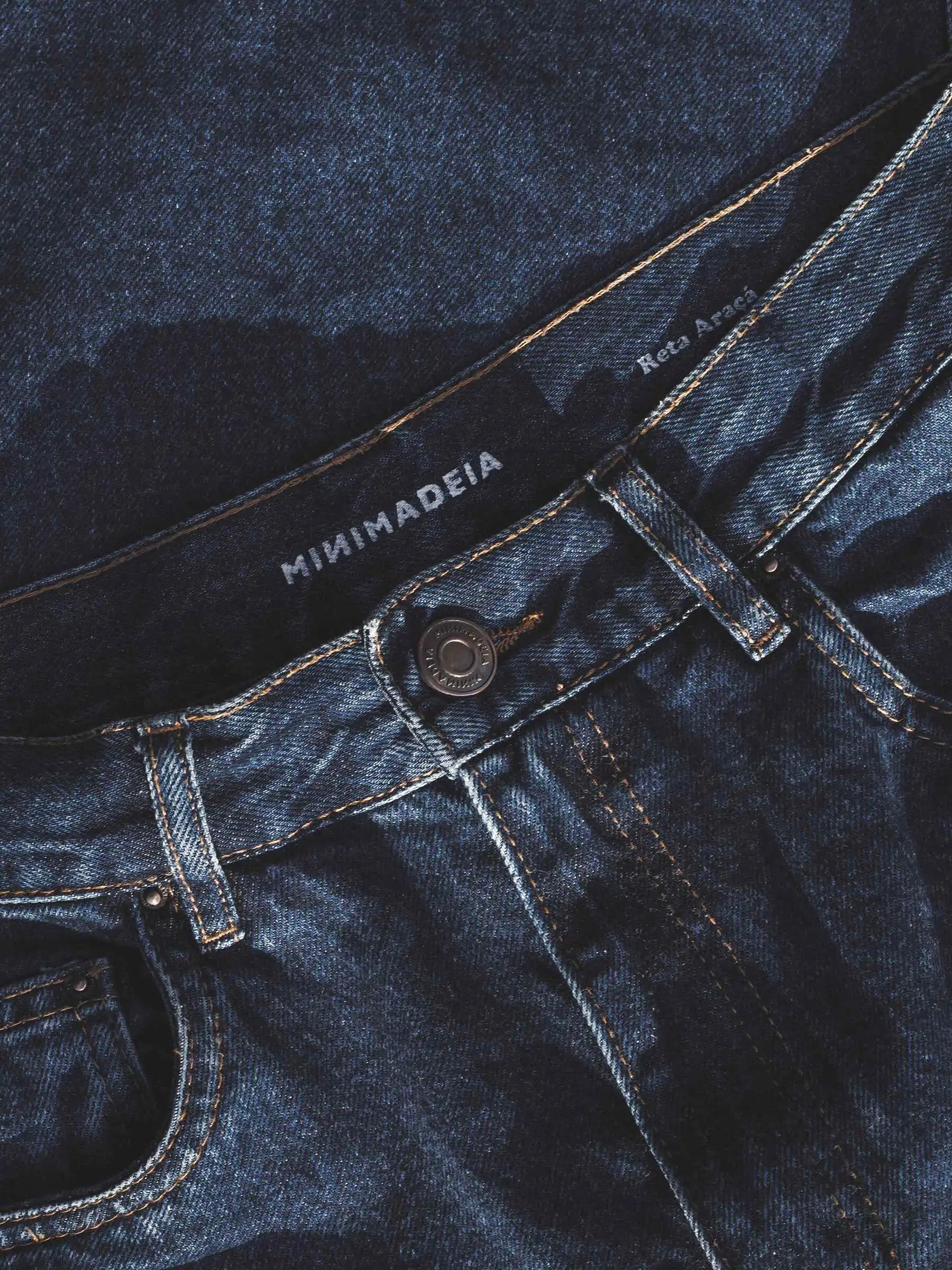 Calça Jeans Reta Araçá Azul Escuro