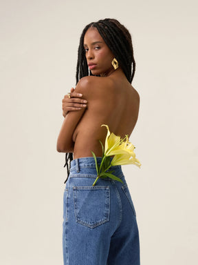 Calça Jeans Reta Araçá Azul Médio