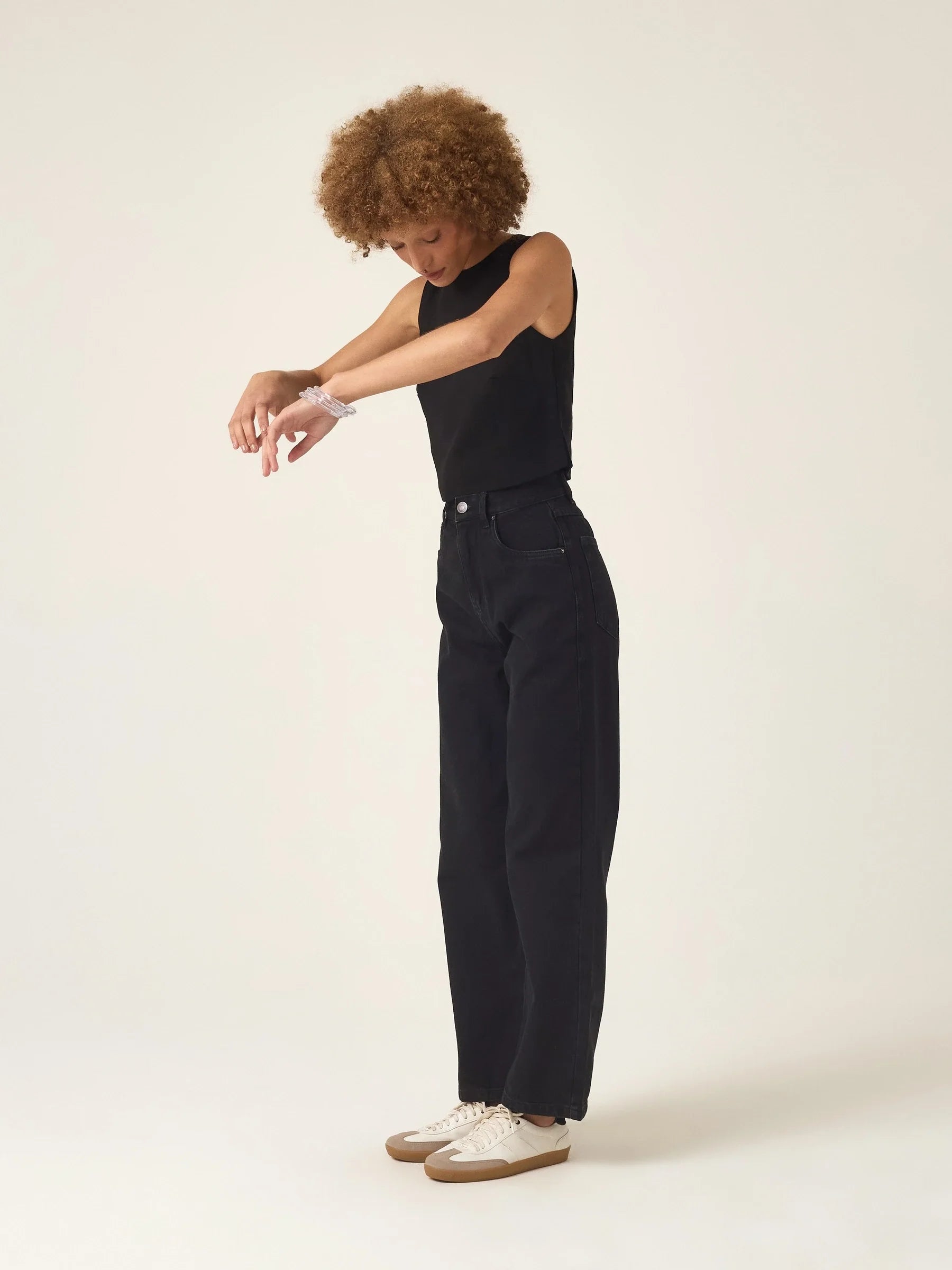 Calça Jeans Reta Araçá Preta