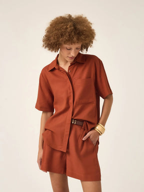 Camisa Jambo Terracota