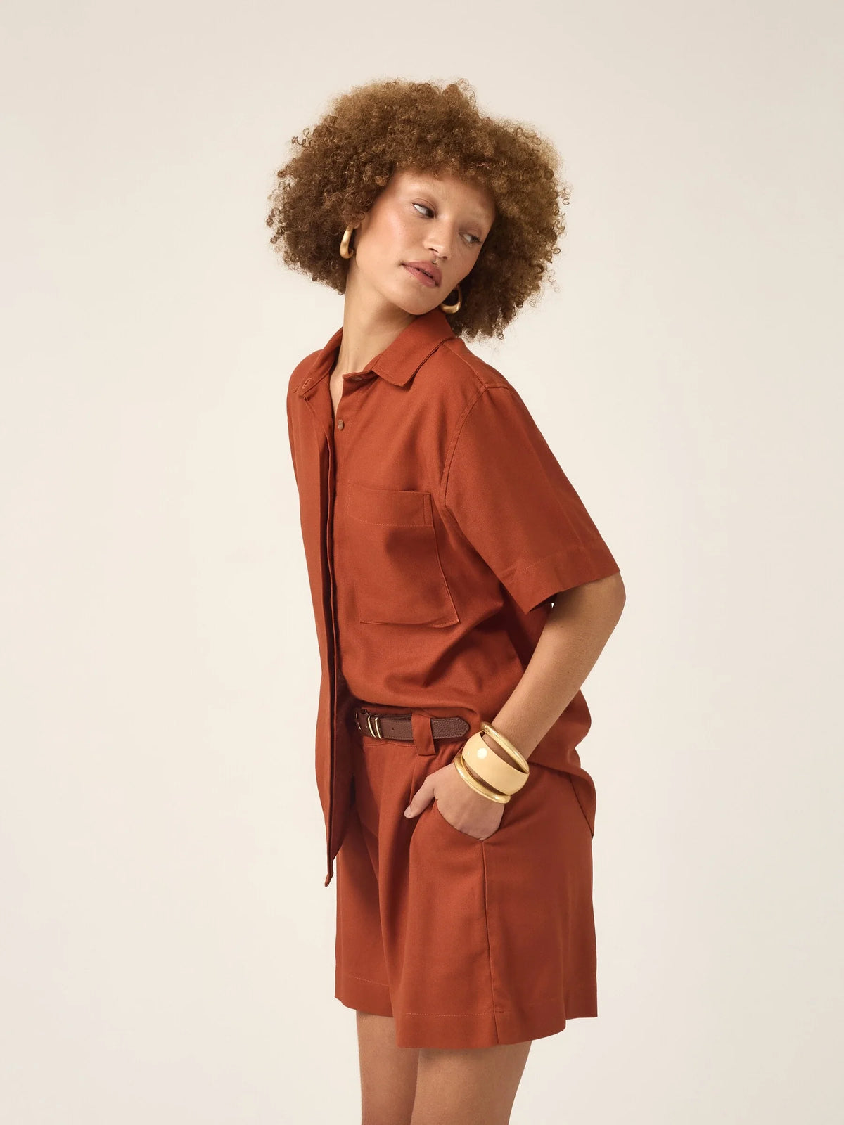 Camisa Jambo Terracota