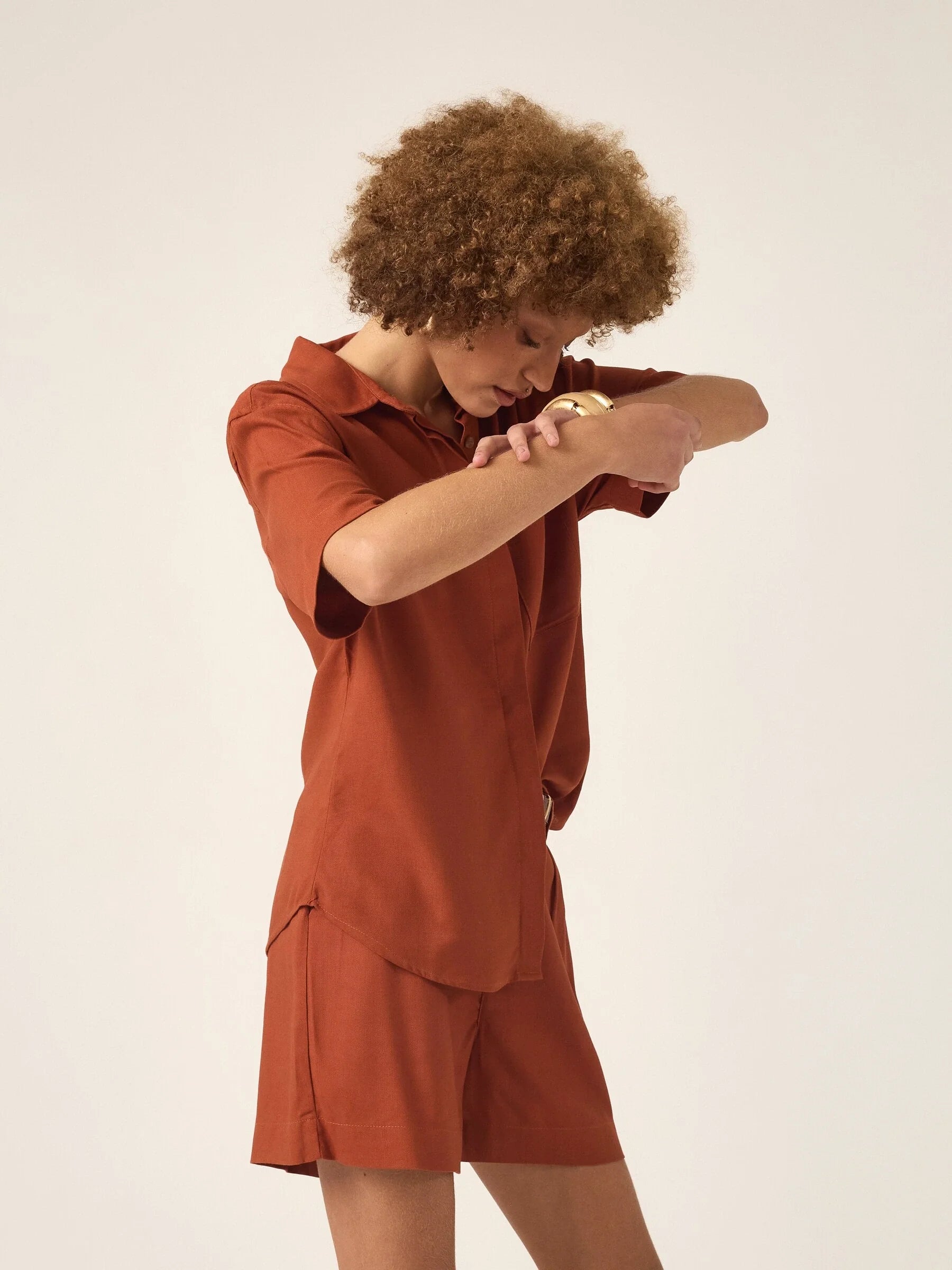 Camisa Jambo Terracota