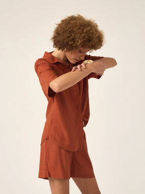 Camisa Jambo Terracota