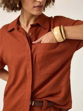 Camisa Jambo Terracota
