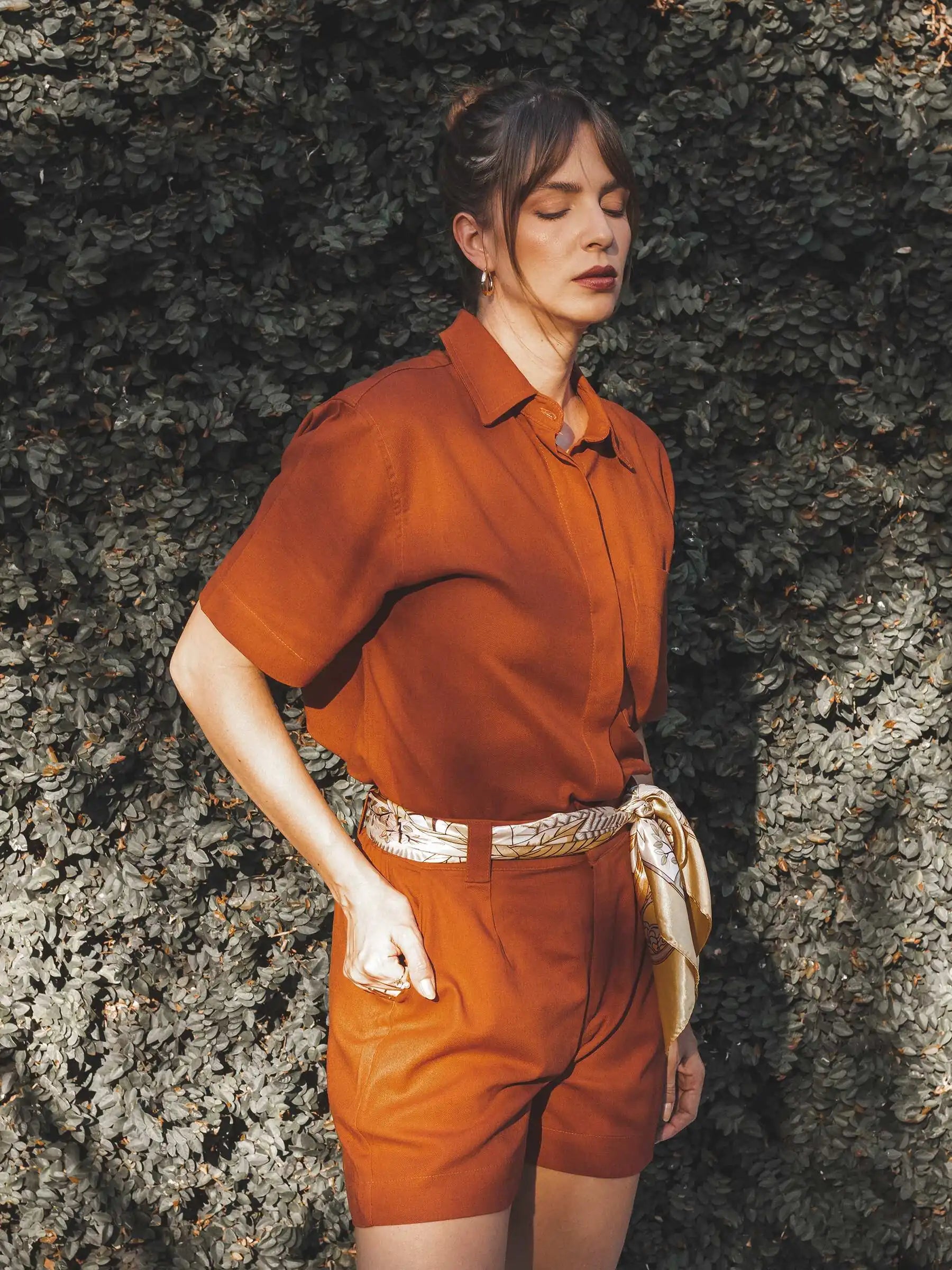 Camisa Jambo Terracota