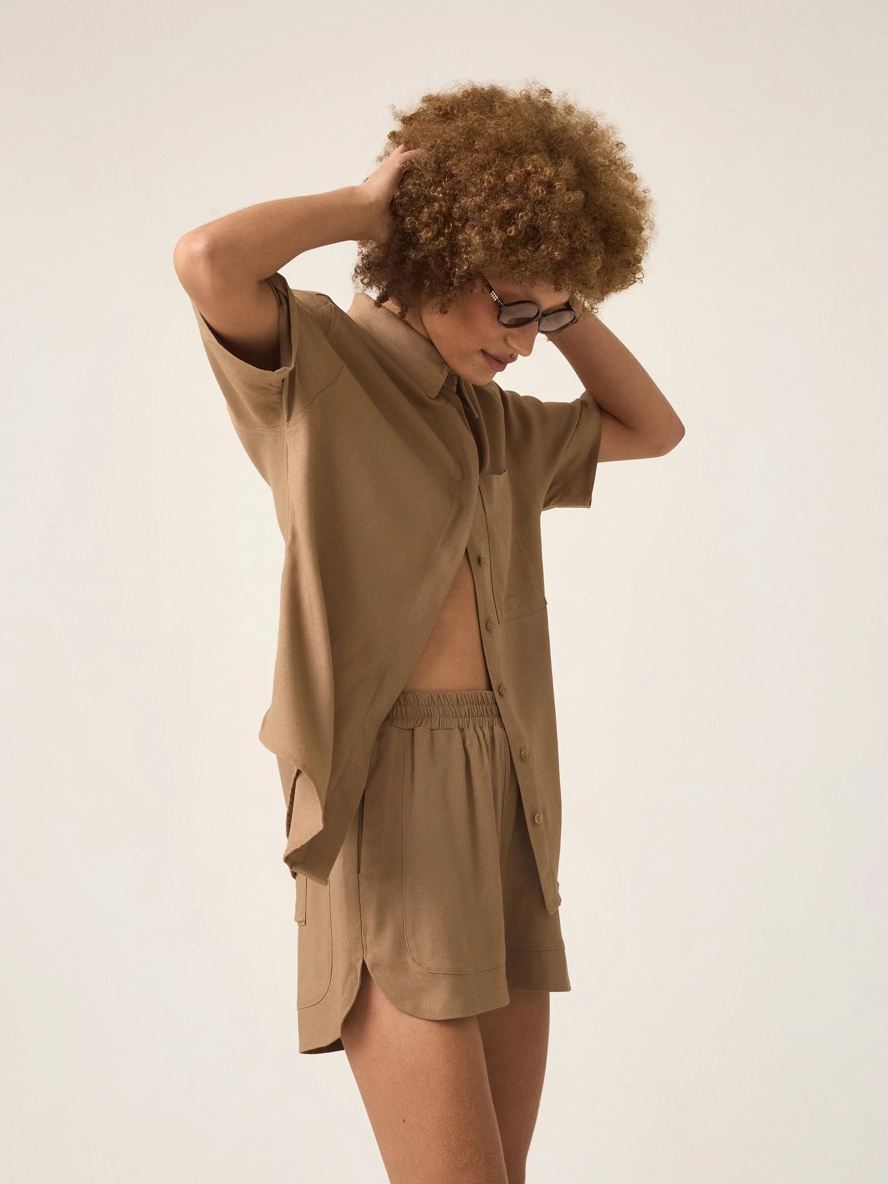 Camisa Jambo Marrom Claro