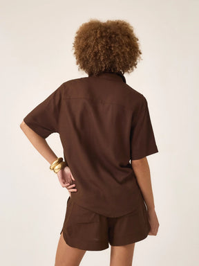 Camisa Jambo Marrom Escuro