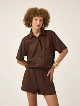 Camisa Jambo Marrom Escuro